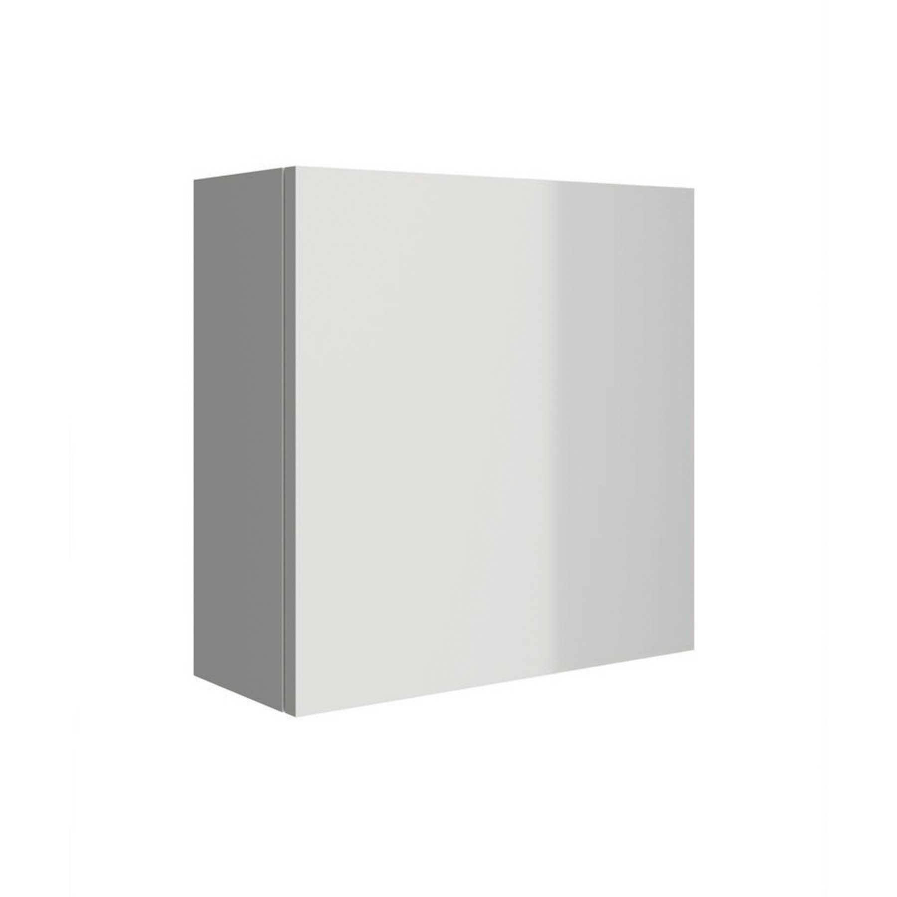Meuble module salle de bain ALLIANCE 400 réversible 1 porte blanc BRILLANT 400 x 400 x 162 mm - Réf:22820