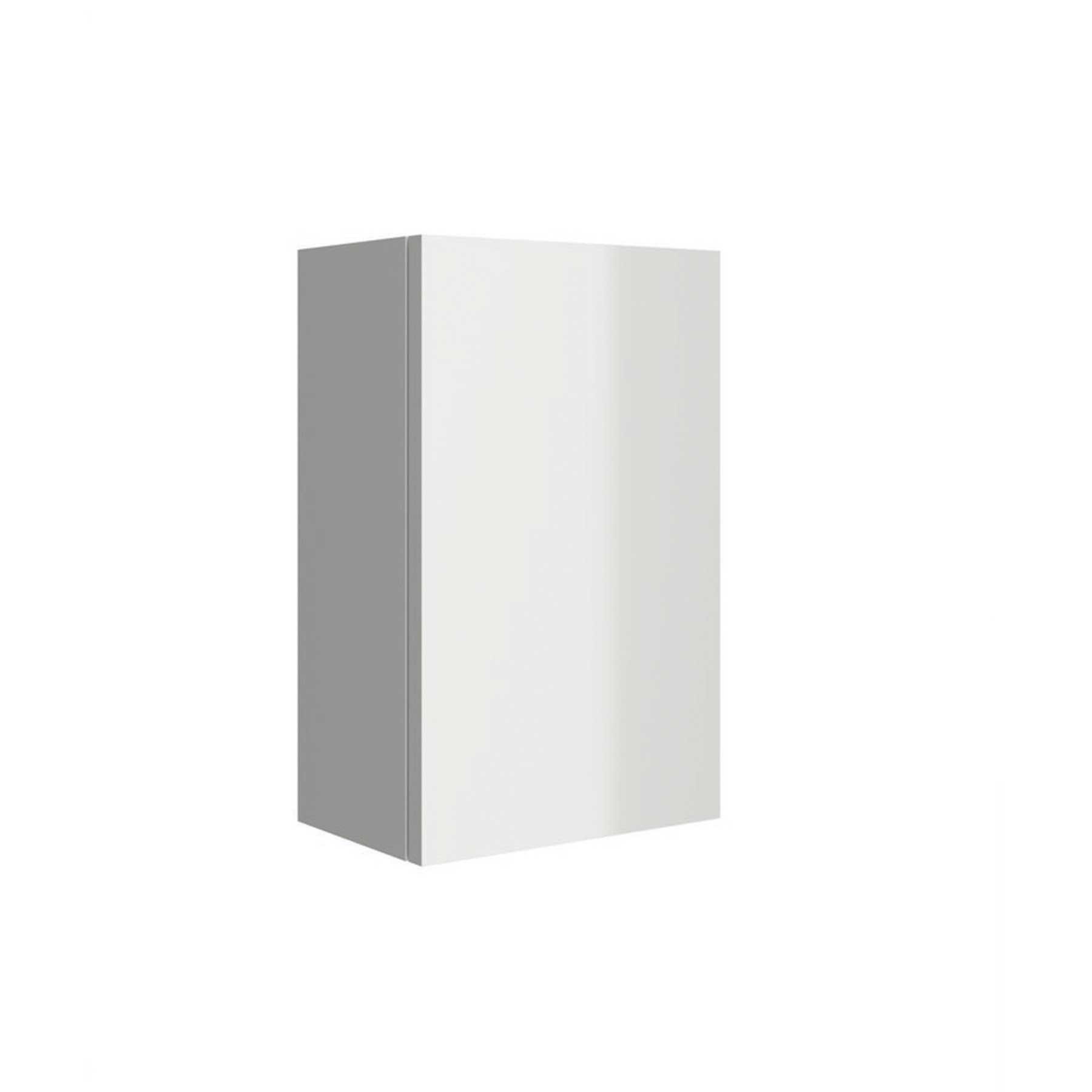 Meuble module salle de bain ALLIANCE 250 réversible 1 porte blanc BRILLANT 250 x 400 x 162 mm - Réf:22902