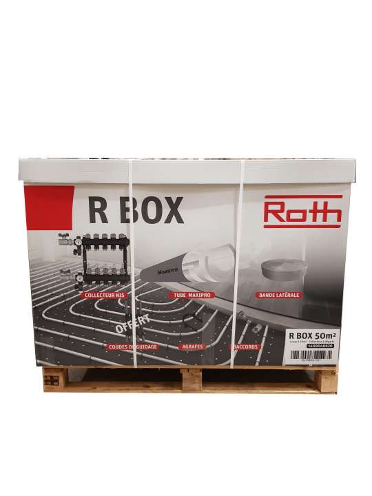 RBOX 50 PACK SOL CHAUFFANT ROTH composants PCRBT pour surface jusqu'à 50m²