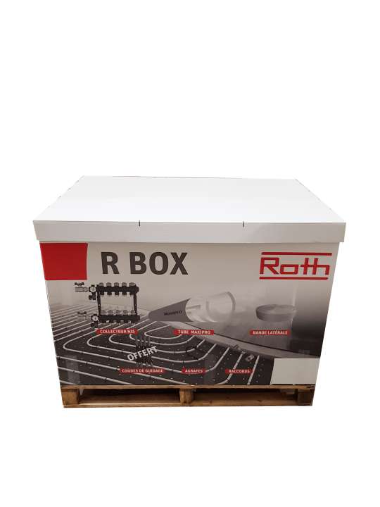 RBOX 125 PACK SOL CHAUFFANT ROTH composants PCRBT pour surface jusqu'à 125m²