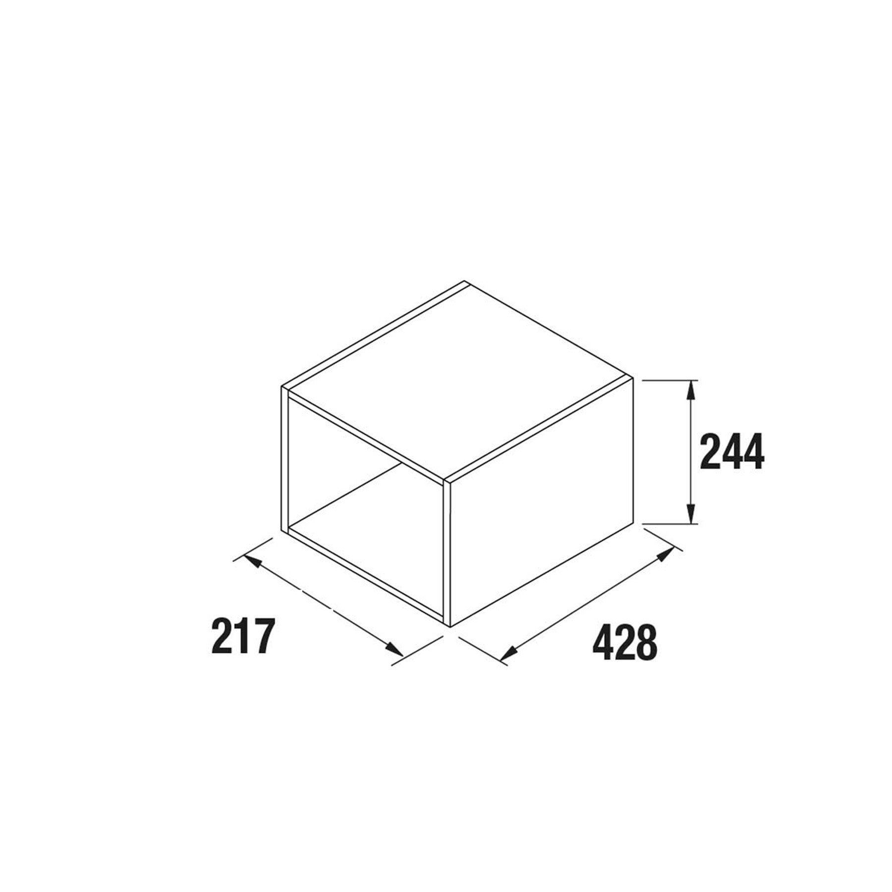 Ensemble 2 cubes Meuble de salle de bains Gamme PRO SALGAR ALLIANCE 250 blanc BRILLANT 217 x - Réf:23342