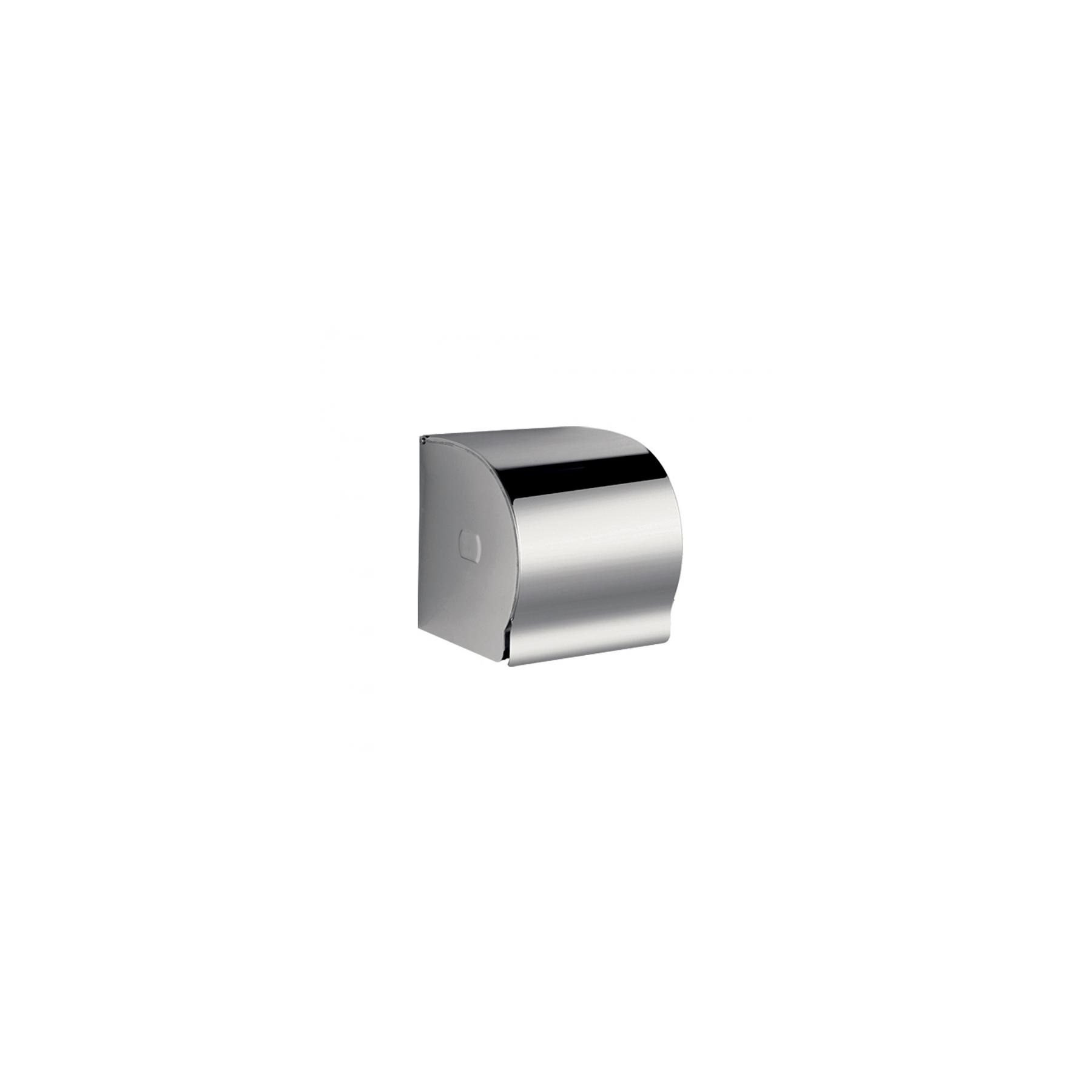 Distributeur papier WC Gamme PRO PELLET rouleau avec couvercle 124x128x125 mm à clé inox poli