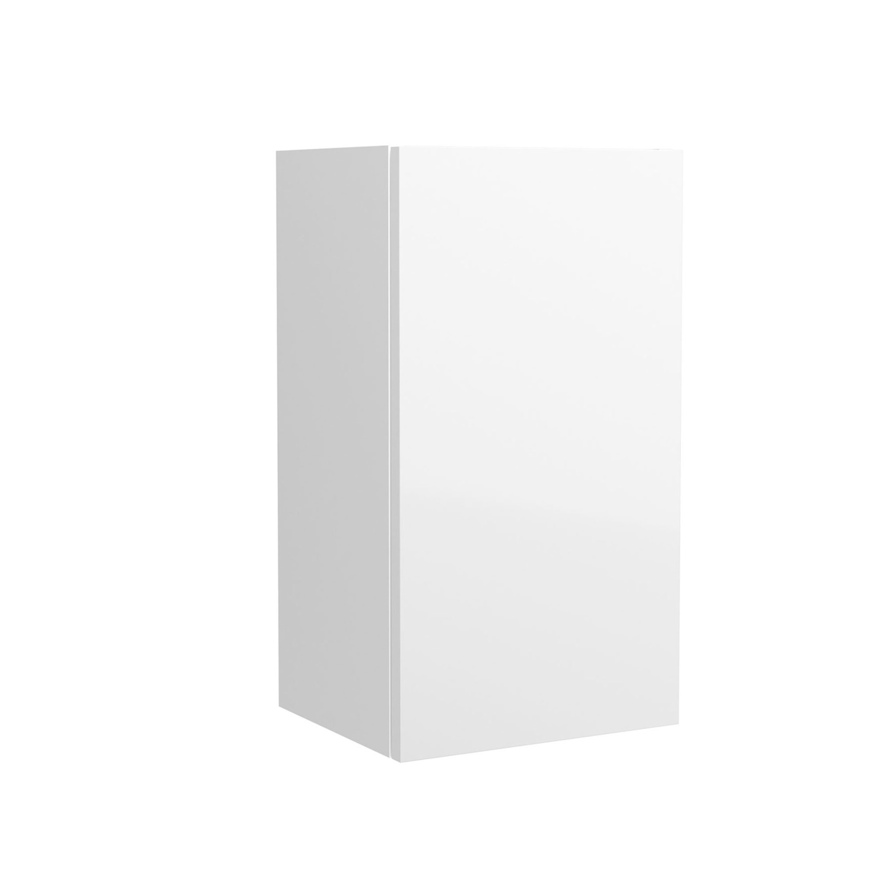 Meuble de salle de bains Gamme PRO SALGAR ALLIANCE 300 blanc brillant 1 porte fond réduit 300 x 540 x 250 mm - Réf:87512