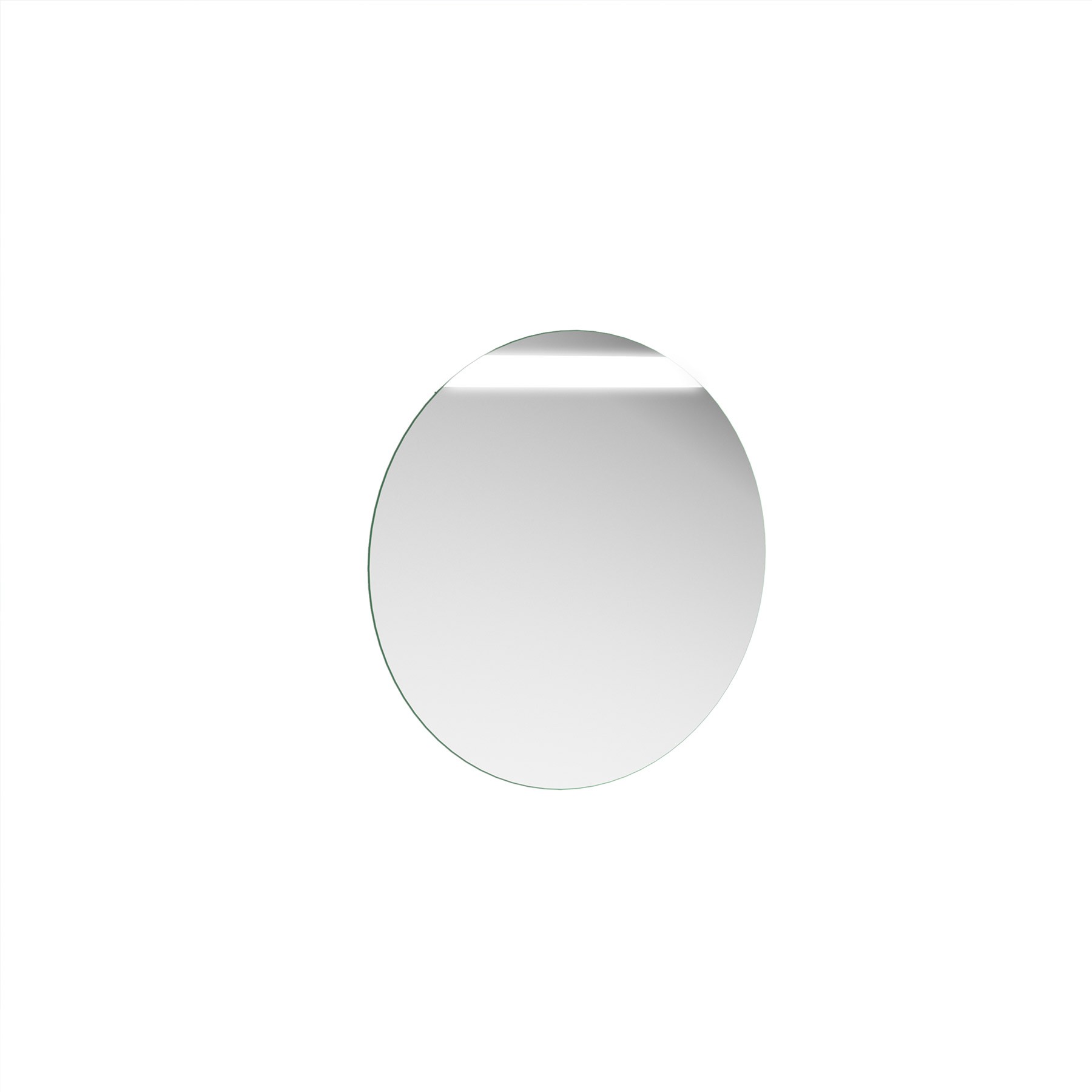 Miroir de salle de bains Gamme PRO SALGAR ROUND 800 circulaire avec bande lumineuse luminaire led (5 W) IP44 d 800 mm - Réf : 24547