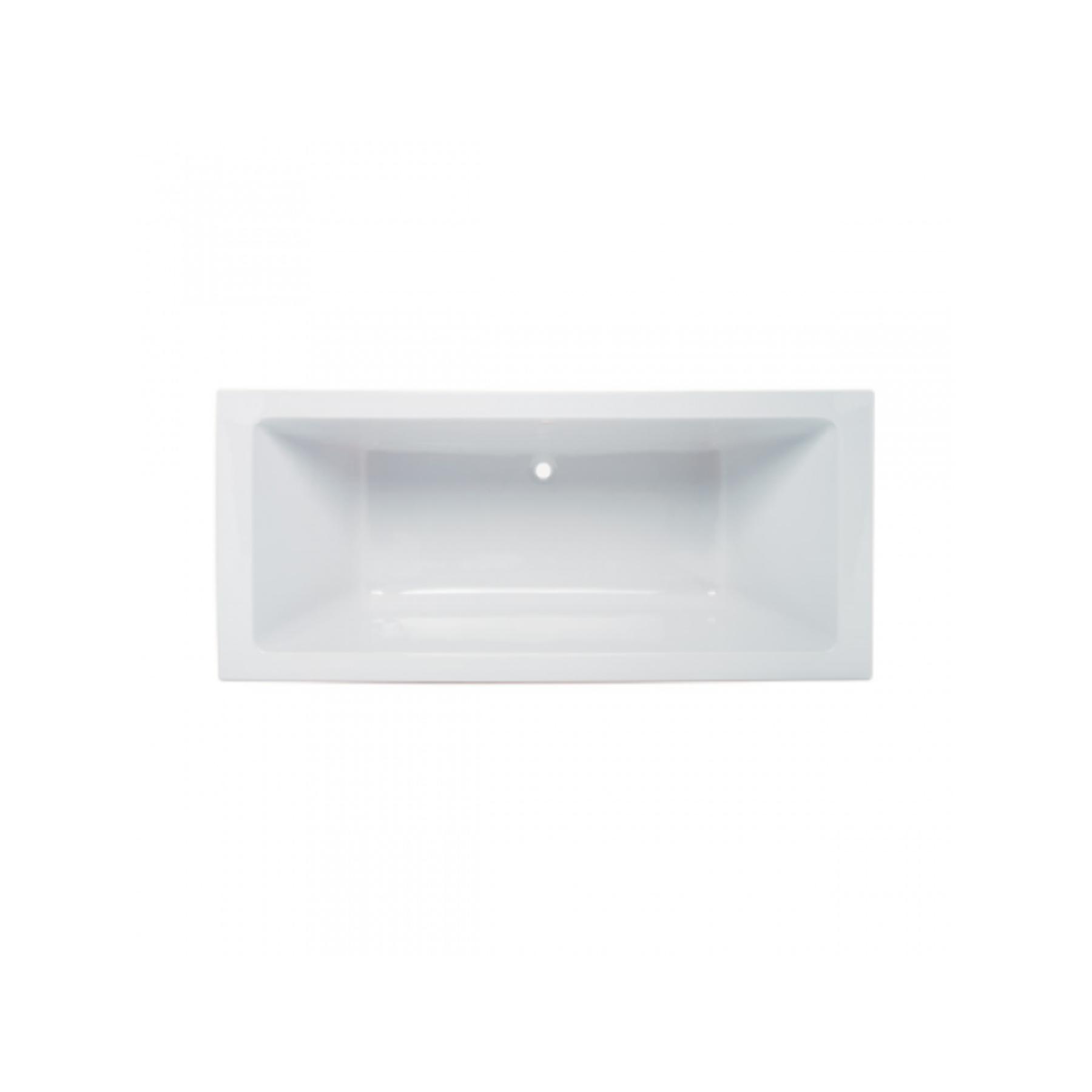 Baignoire acrylique Haute Densité Gamme PRO SANINDUSA Plan 180x80 avec pieds réglables couleur blanc (tablier non compris)