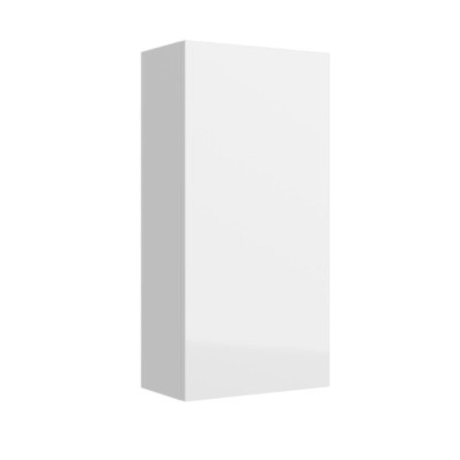 Meuble module de salle de bains Gamme PRO SALGAR INFINITY 1 porte blanc BRILLANT 300 x 600 x 160 mm - Réf:23776